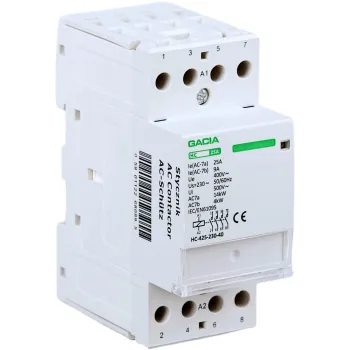 Stycznik modułowy 4 biegunowy VCX 4P/25A    4NO  230V