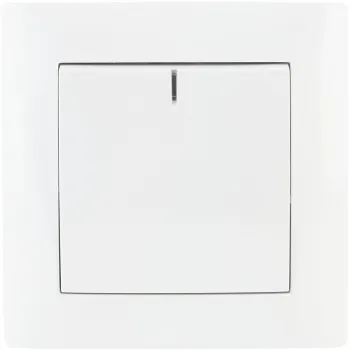 Łącznik pojedynczy z podświetleniem VCX WESA LC 03 Biały