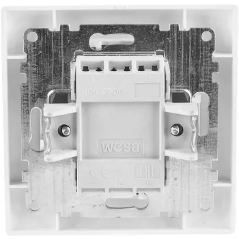 Łącznik pojedynczy z podświetleniem VCX WESA LC 03 Biały