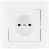 Gniazdo pojedyncze VCX WESA LC 07 Biały