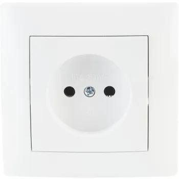 Gniazdo pojedyncze VCX WESA LC 07 Biały