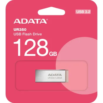 Adata Pendrive UR350 128GB USB3.2 Gen1 Metal brązowy