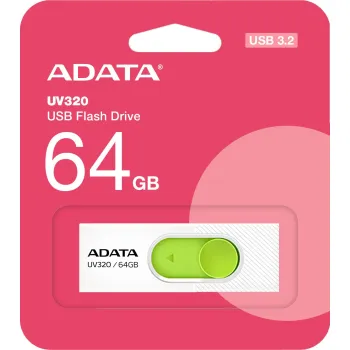 Adata Pendrive UV320 64GB USB 3.2 Gen1 Biały