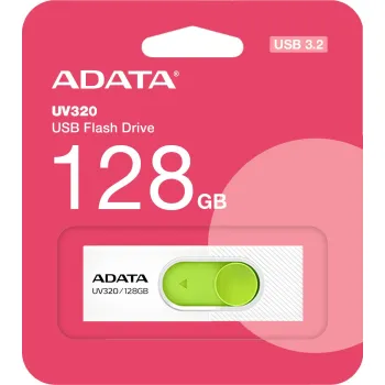 Adata Pendrive UV320 128GB USB 3.2 Gen1 Biały