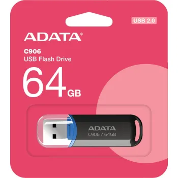 Adata Pendrive C906 64GB USB2.0 czarne