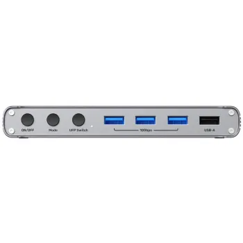 Przełącznik KVM Unitek USB-C 10Gbps z HDMI i transferem plików między systemami