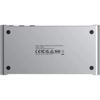 Przełącznik KVM Unitek USB-C 10Gbps z HDMI i transferem plików między systemami