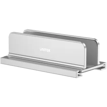 Unitek Stojak na laptopa, pionowy, aluminium