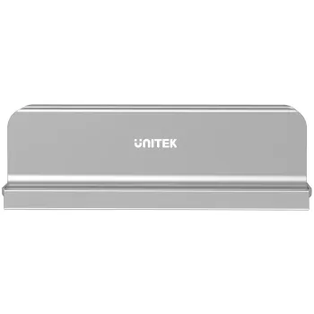Unitek Stojak na laptopa, pionowy, aluminium