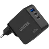 Ładowarka sieciowa Unitek GaN, PD 65W, podróżna, 3 porty