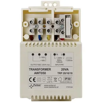 TRANSFORMATOR Pulsar AWT050 TRP 20VA/16V/18V