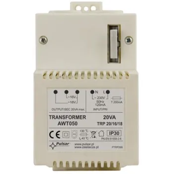 TRANSFORMATOR Pulsar AWT050 TRP 20VA/16V/18V