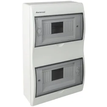 Rozdzielnica n/t RN-16 Fala (N+PE) IP40 403x238x95mm, biała | 7.4 Elektro-Plast Opatówek