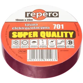 TAŚMA IZOLACYJNA REPERO 701 FIOLETOWA 19MMX20M