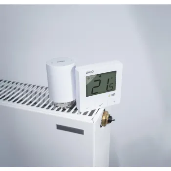 ENGO Controls Inteligentny zestaw ogrzewania Bieły (E25-BATW-4 + ETRV-M30)