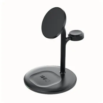 ŁADOWARKA INDUKCYJNA Greencell MagScape 3w1 15W MagSafe IPhone AirPods Apple Watch