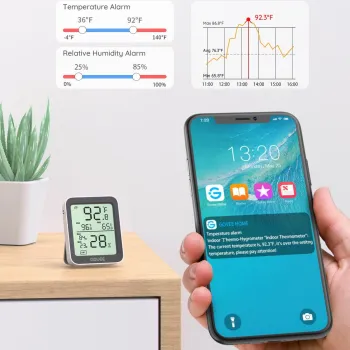 Govee H5075 Termometr i higrometr Bluetooth, wyświetlacz