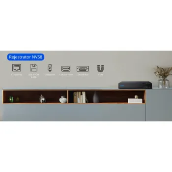 Rejestrator IP Reolink NVS8 8-kanałowy PoE