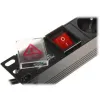 Listwa zasilająca 6 gniazd Schuko PD-6/R-USB