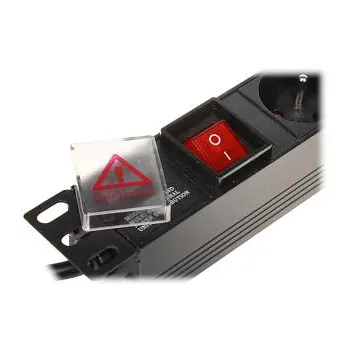 Listwa zasilająca 6 gniazd Schuko PD-6/R-USB