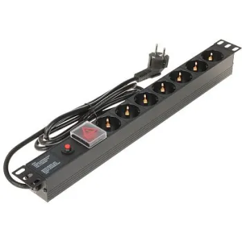 Listwa Zasilająca 7 gniazd Schuko L19/7F