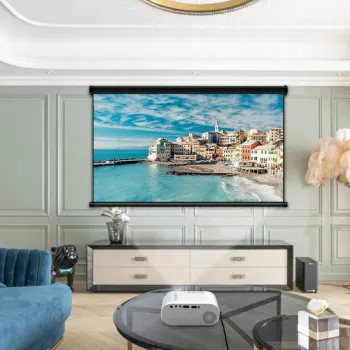 Mini Projektor Zenwire D300S Przenośny Rzutnik WiFi Full HD