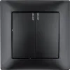 Łącznik podwójny z podświetleniem VCX WESA LC 04C Czarny