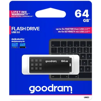 Pendrive Goodram UME3 64GB USB 3.0 czarny