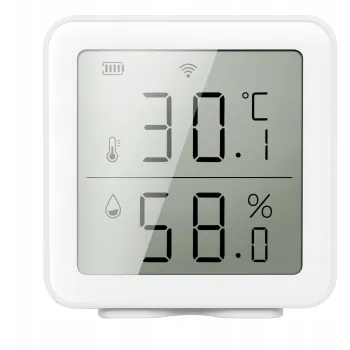 Czujnik temperatury i wilgotności LCD WiFi TUYA OXT T030
