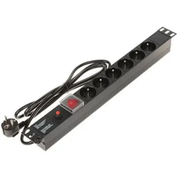 Listwa zasilająca 6 gniazd PD-6/R-OP