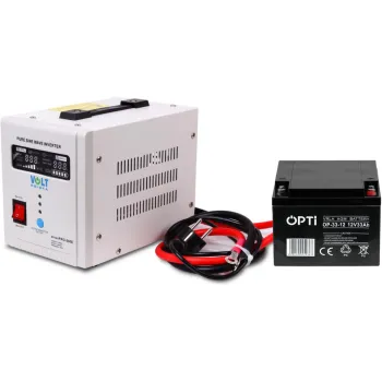 Zestaw do awaryjnego zasilania 33Ah 500W