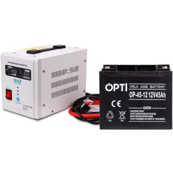 Zestaw do awaryjnego zasilania 45Ah 500W