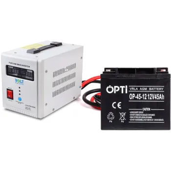 Zestaw do awaryjnego zasilania 45Ah 800W