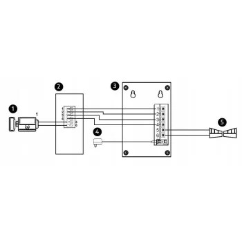 DOMOFON EURA ADP-11A3 ''INVITO'' b/słuchawkowy biały