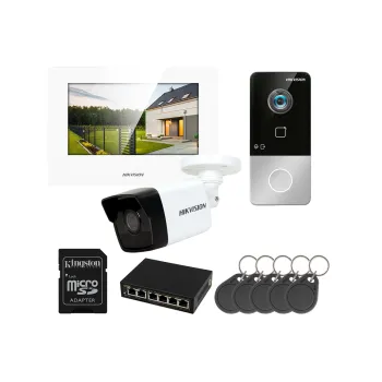Zestaw wideodomofonowy Hikvision 1- rodzinny
