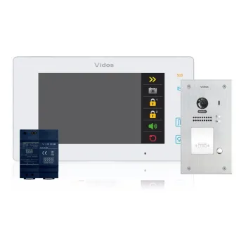Wideodomofon VIDOS DUO M1021W-2/ S1201A