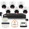 Zestaw monitoringu IP DAHUA 6 kamer IPC-HDW1439V-A-IL 4Mpx