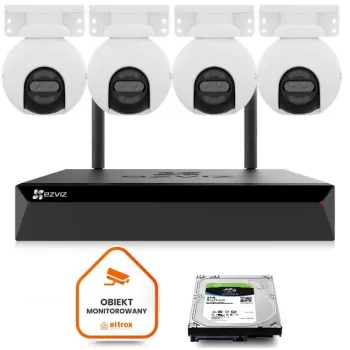 Zestaw do monitoringu Wi-Fi EZVIZ 4x H80x Dual 4K 8MP+2MP 4mm