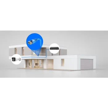 Zestaw monitoringu Hilook 4 kamery IP IPCAM-B8-30DL z dyskiem 2TB
