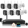 Zestaw monitoringu IP Dahua 6 Kamer WI-FI 5MPx aktywne odtraszanie LED IR do 30m