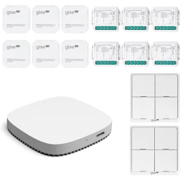 Zestaw do sterowania oświetleniem i roletami GISE