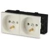 Gniazdo 2M elektryczne podwójne
