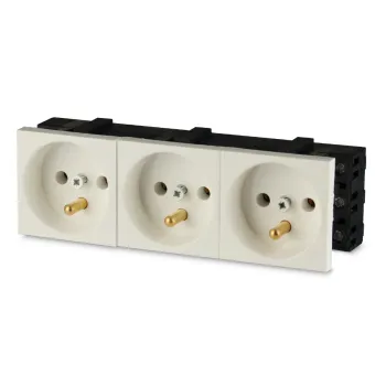 Gniazdo 3M elektryczne potrójne