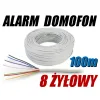 PRZEWÓD ALARMOWY DOMOFONOWY YTDY 8X0,5 - 100M; 5631K
