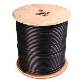 PRZEWÓD KONCENTRYCZNY NS100 TRI ŻELOWANY CZARNY 1m