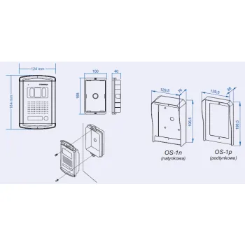 PANEL ZEW. Z KAM. COMMAX DRC-4CANS; 9978