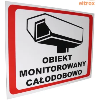 TABLICA OBIEKT MONITOROWANY 6586