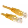 PATCHCORD KAT5E UTP 0,25M ŻÓŁTY