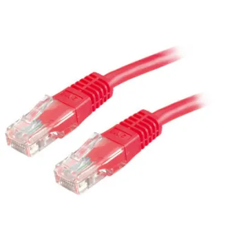 PATCHCORD KAT5E UTP 3M CZERWONY