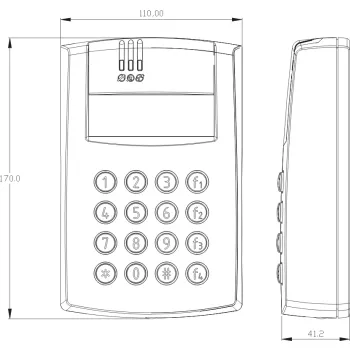 Kontroler dostępu ROGER PR602LCD-DT-I